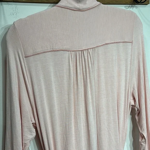 UGG Aldridge Mini-Striped Knit Wrap Robe - Picture 9 of 16